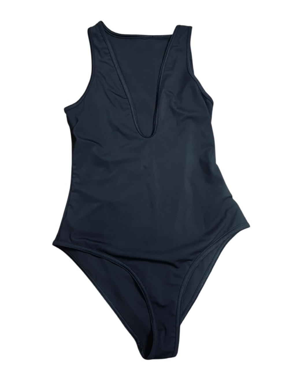 Loulou de Saison Gianna Black One Piece Swimsuit S NWOT - Picture 4 of 10